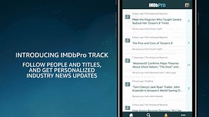 We’re excited to announce the launch of IMDbPro Track in the iOS app: http://amzn.to/ProTrackLaunchF | IMDbPro