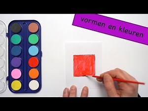 Vormen en kleuren | Filmpjes voor peuters en kleuters in het Nederlands | De Speeltuin
