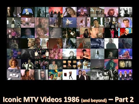 Iconic MTV Music Videos 1986 and Late 80s - Part 2