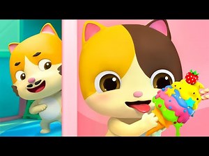 Baby Kitten Eats Sweets | Johny Johny Yes Papa | Yummy Food | Nursery Rhymes | Kids Songs | BabyBus