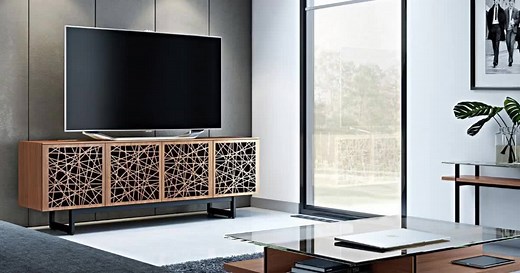BDI Media Cabinets Are Designed to Perform. Impeccable style blends easily into functionality with innovative features designed to protect, present, and adapt to your home theater system for years to come. Explore: https://www.bdiusa.com/entertaining/media-cabinets | BDI Furniture