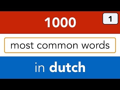 Learn Dutch online | Basic Dutch vocabulary - lesson 1 - New version!