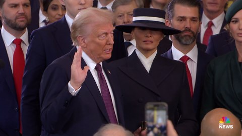 WATCH: President Trump is sworn into office at 2025 inauguration ceremony