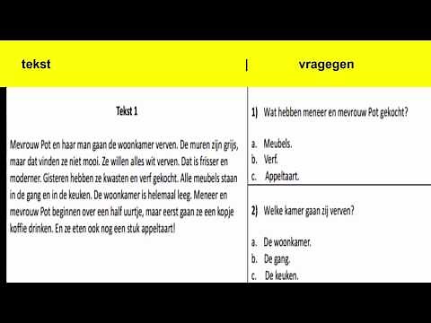 oefentoets(5) - leesvaardigheid A1