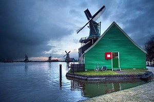 Zaanse Schans Countryside and Windmills