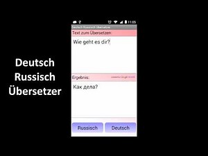 Deutsch Russisch Übersetzer