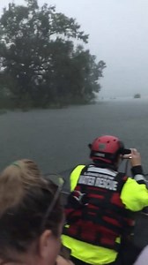 Footage from the Texas Game Wardens this morning shows catastrophic levels of flooding in Beaumont. There has been at least 20 inches of rain in the area in the past 24 hours. http://bit.ly/2kTCw4a | FOX 4 News