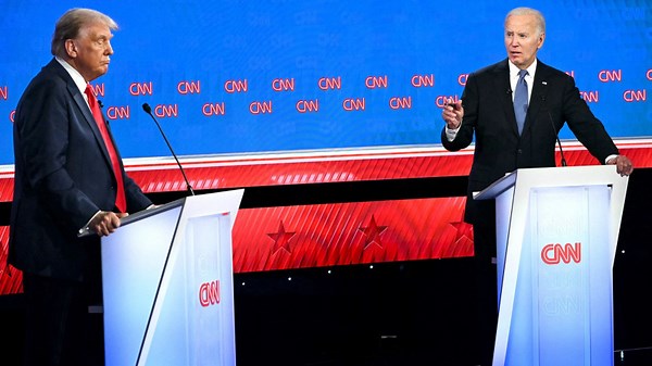 Watch the first 2024 presidential debate between Biden and Trump